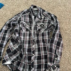 BKE Long Sleeve Plaid Shirt